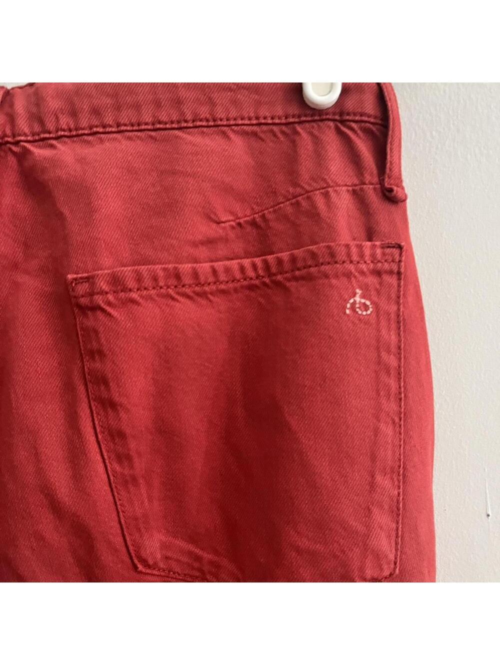 rag & bone Phoebe Drawstring High Rise Wide Leg Jeans in Sienna - Picture 9 of 9
